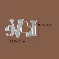 Metal Cutting Dies Stencils Wedding Decoration Love Embossing DIY