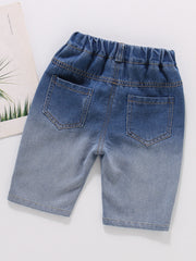Toddler Boys Gradient Casual Denim Shorts Kids Summer Clothes