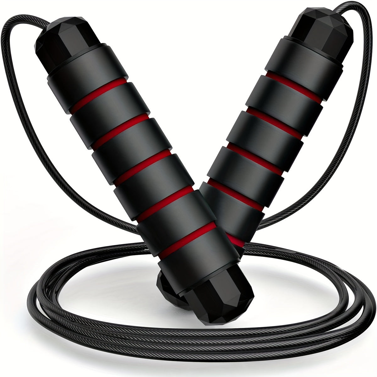 Adjustable Jump Rope with Soft Handles for Aerobic Exercise Weight Loss