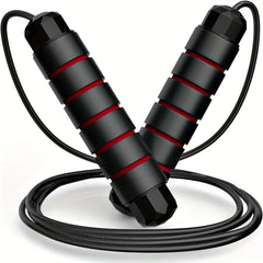 Adjustable Jump Rope with Soft Handles for Aerobic Exercise Weight Loss
