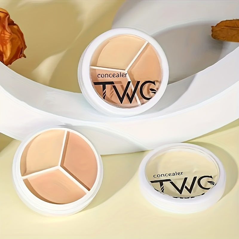 Three Concealer Covers Spots Dull Dark Circles Contouring Foundation