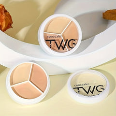 Three Concealer Covers Spots Dull Dark Circles Contouring Foundation