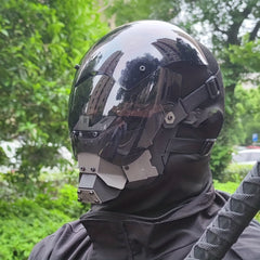 Detachable Cyber Punk Men's Mask Mechanical Sci fi Gear