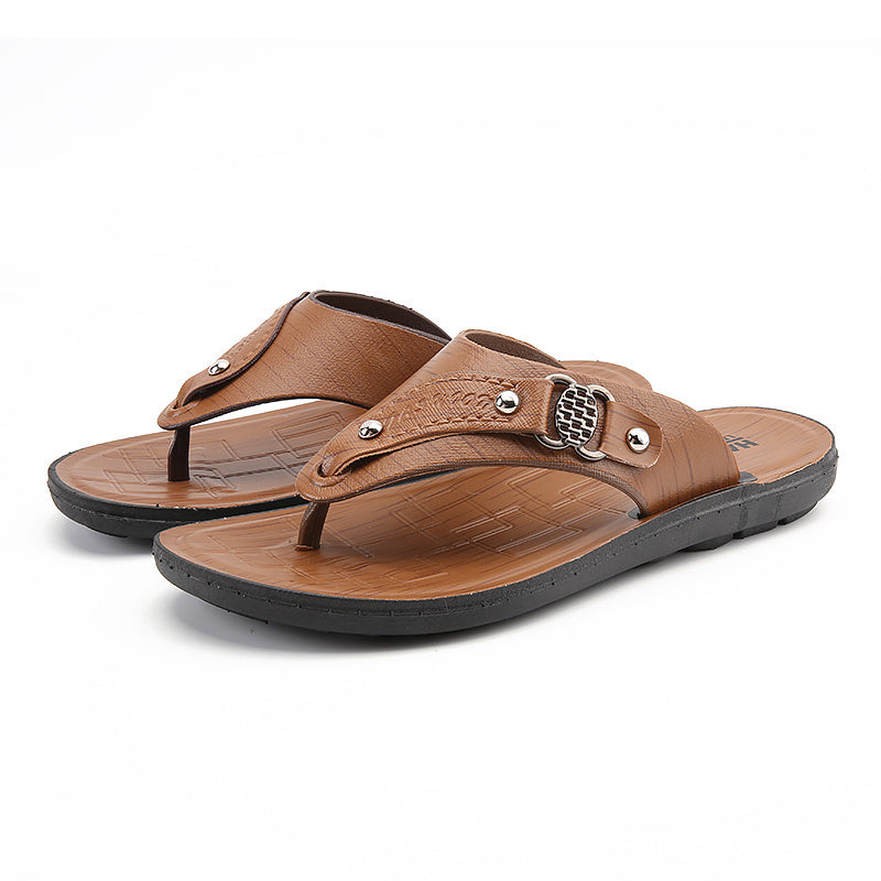 Men's Thong Sandals Casual Non Slip Flip flops Shoes Toe Post Slides