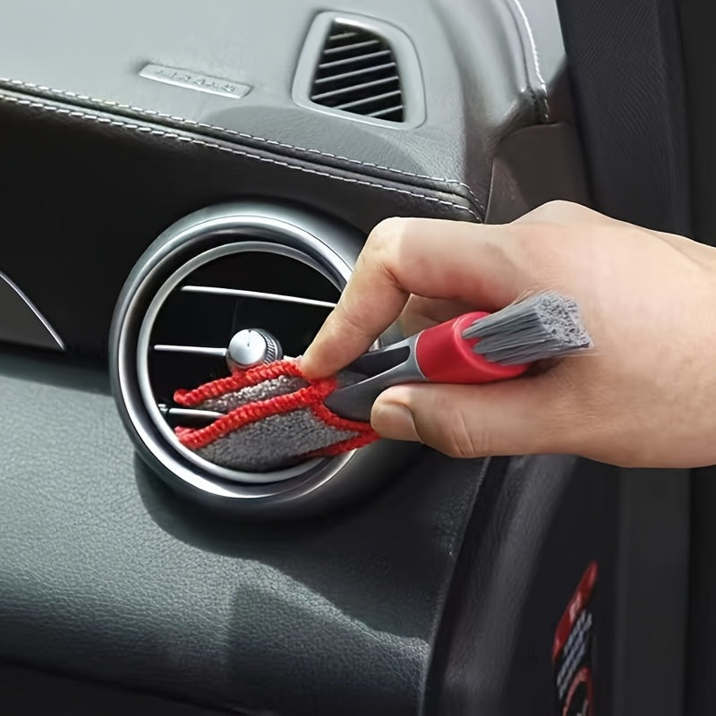 Car Detailing Brush Air Vent Cleaning Dust Remover Duster Car Interior Tool