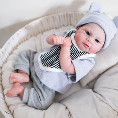 Elijah 48 Lifelike Reborn Doll with Hand Painted Details Soft Vinyl Limbs