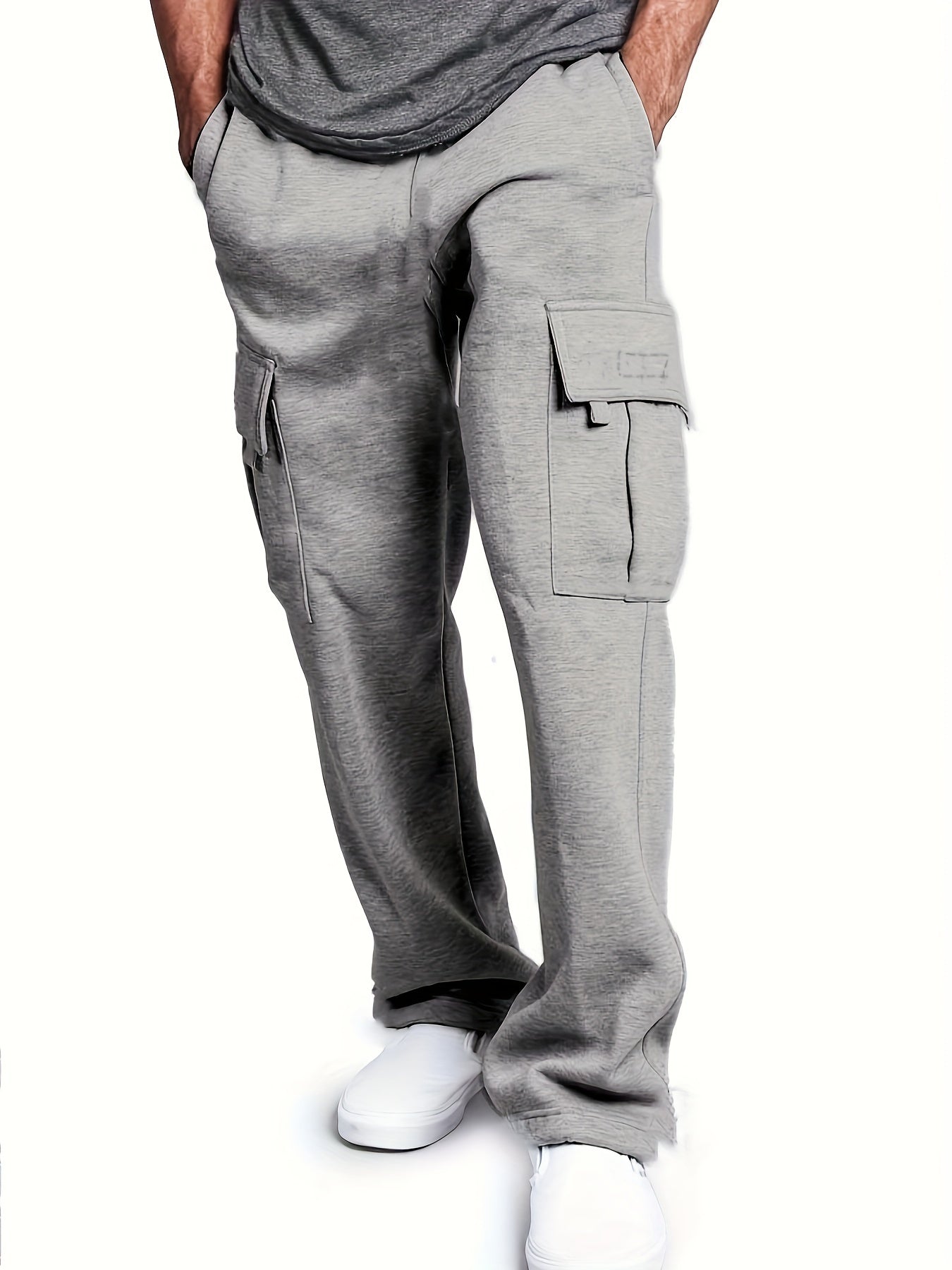 Classic Cargo Pants Men's Soft Drawstring Joggers