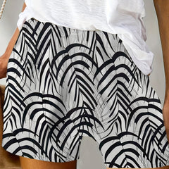 Summer All Over Print Pockets Casual Shorts