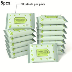 Avocado Small Pack Wet Wipes 10pcs Pack