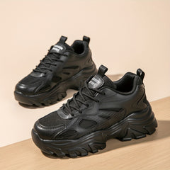 Women's Casual Sports Front Strap Dad Shoes Lightweight High Sports Shoe