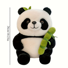 10in Bamboo Tube Panda Plush Toy - Perfect for Birthdays