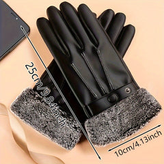 Winter Waterproof Touch Screen Gloves Men Warm Motorcycle Riding Gloves