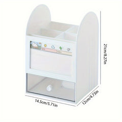 1pc DIY Storage Box Drawer Plastic Desktop Organizer Office Desk