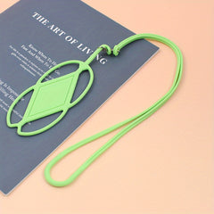 Adjustable Silicone Phone Lanyard Holder Hands-Free Neck Hanging for Smartphones