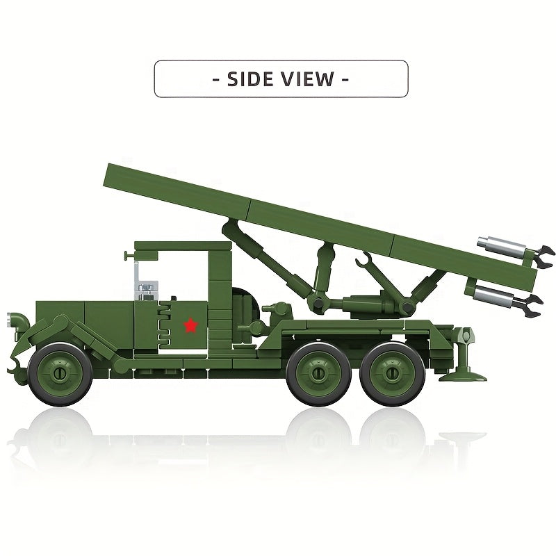 Car Rocket Launcher Building Block Missile Toy 324pcs