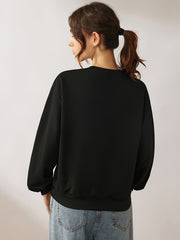 Casual Loose Long Sleeve Sweatshirt Pullover