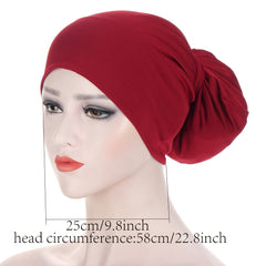 Strappy Beanie Turban Cap Headwear for Women