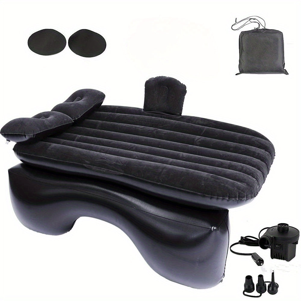 Car Inflatable Air Mattress Portable Sleeping Cushion 135x85cm