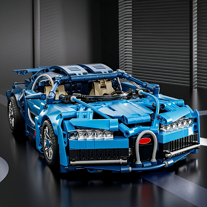 1650 Particle Sports Car City Mechanical Speed Car Easy to Assemble