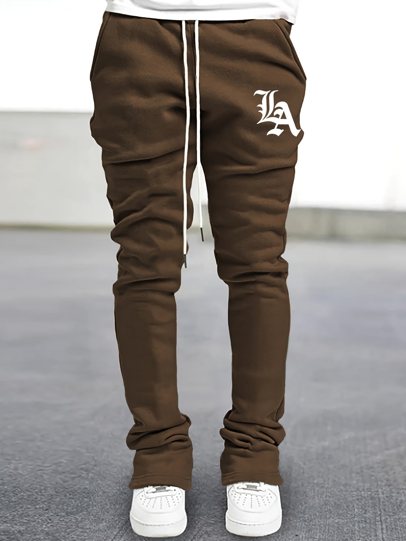 Men's Hip Hop Style Joggers Casual Flared Trousers