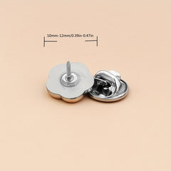 50pcs Anti Glare Brooch Dress Neckline Pearl Pin Seam Buckle