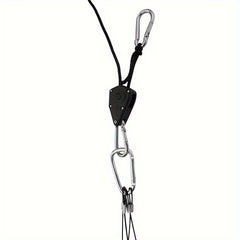 2pcs Tent Elastic Rope with Adjustable Pulley for Lifting and Tightening