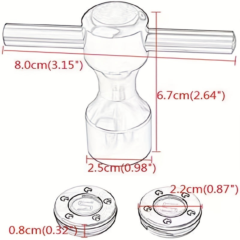 Adjust Golf Putting: Red Wrench & Screws, 5 Hole Alignment, 10g & 20g Options