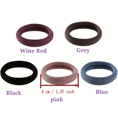 50pcs Elastic Hair Ties for Girls Seamless Stretchy Hair Band for Kids