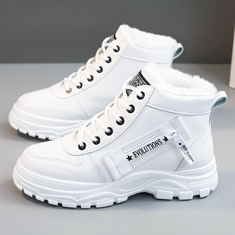 Women's Fleece Lined Snow Boots Anti-slip Warm Ankle Boots