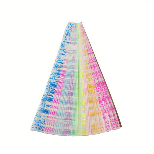 210 Glow Dark Origami Stars Paper 10 Colors Decoration Paper Strips