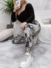 Tie Dye High Rise Stretch Leggings