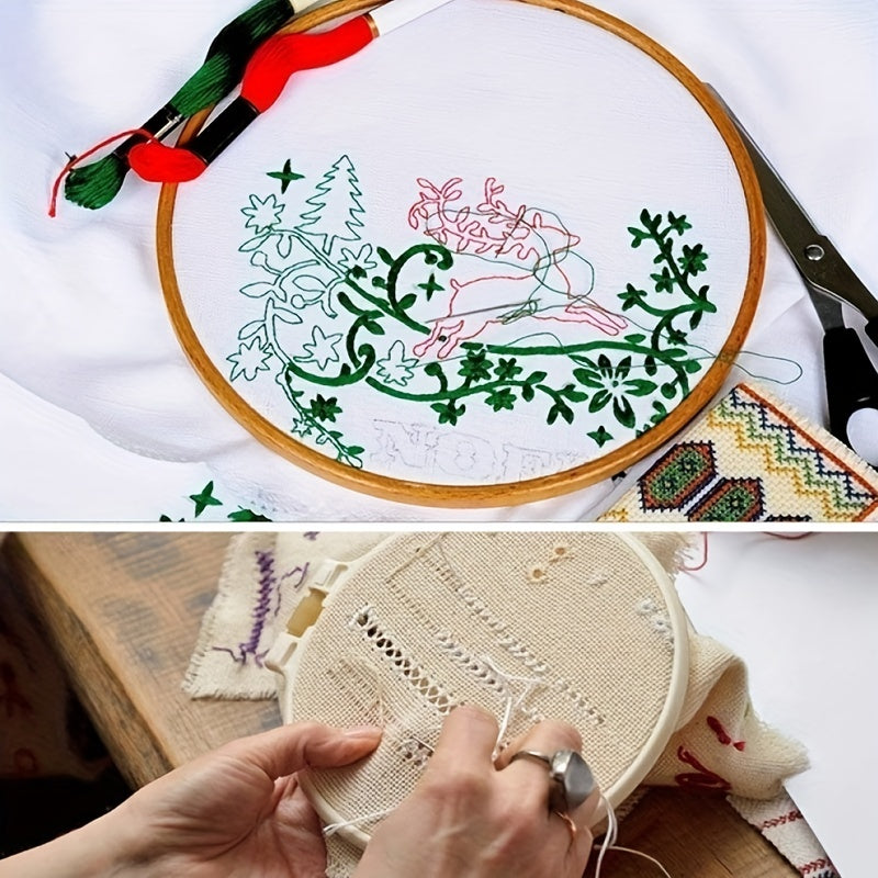 24pcs Cross Stitch Thread Floss Embroidery Thread Cotton Sewing Skeins