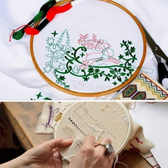 24pcs Cross Stitch Thread Floss Embroidery Thread Cotton Sewing Skeins