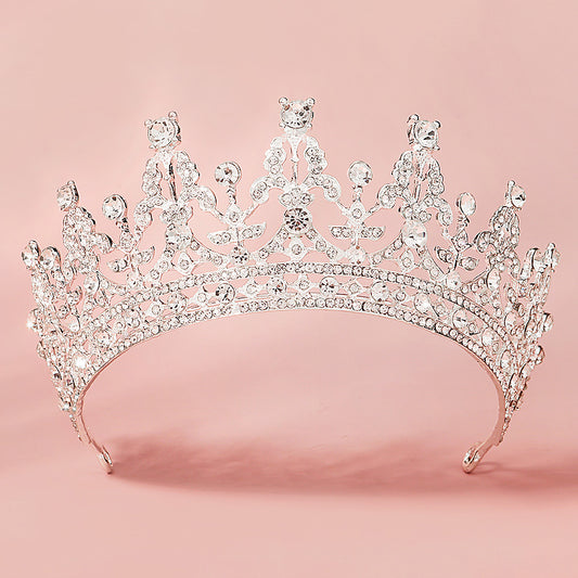 Rhinestone Crown Hairband Headband Tiara Wedding Birthday