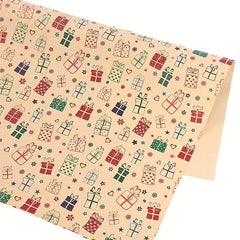 Christmas Gift Wrapping Paper Xmas Tree Snowflake 70x50cm