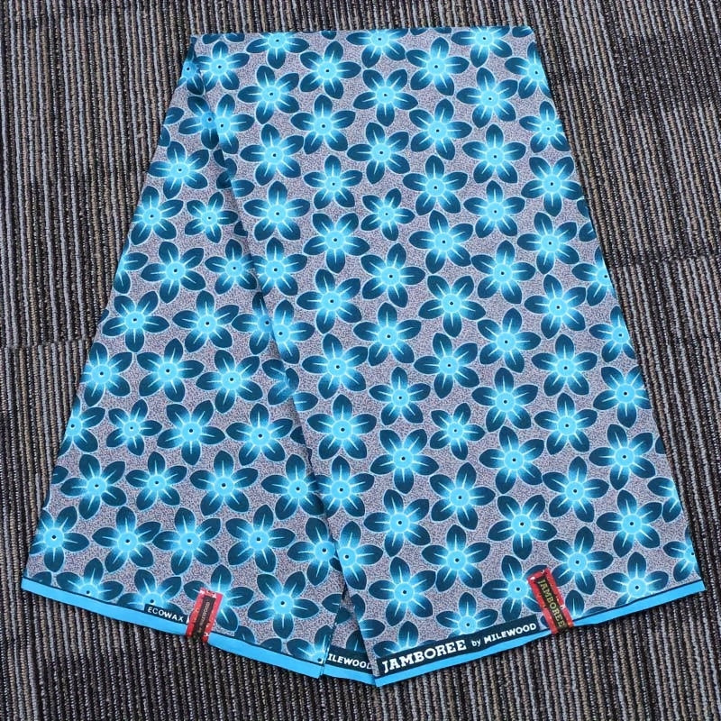 5 49meter Polyester Batik Printed Cloth African Clothing Women's Dress Fabric