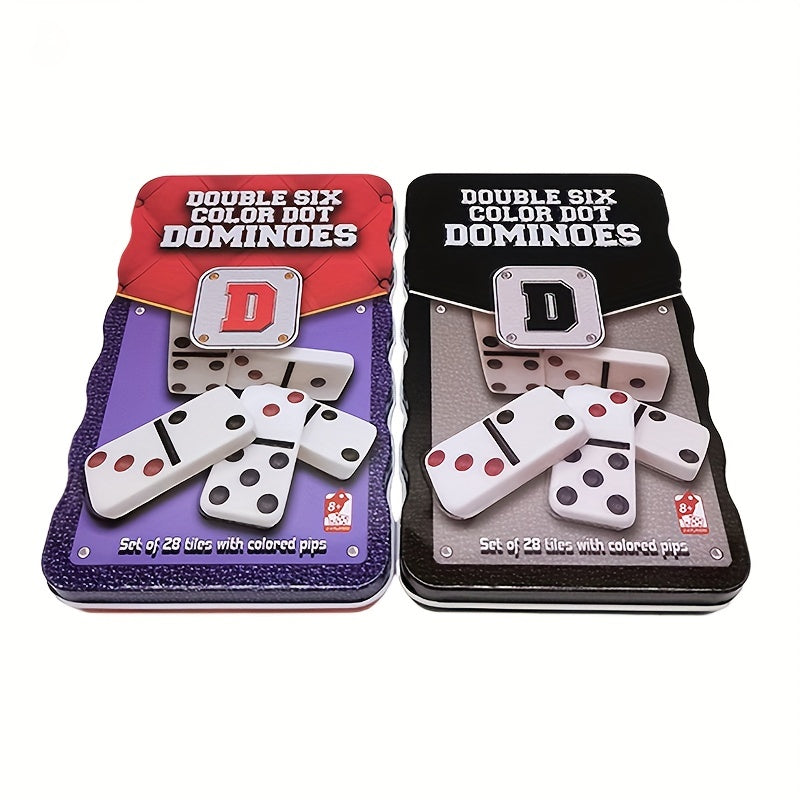 28pcs Dominoes In a Box Entertainment Game Set