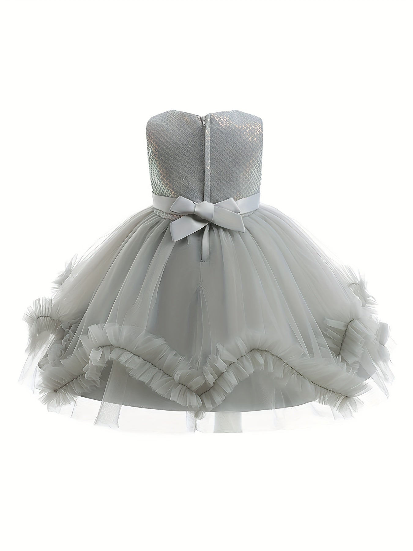 Sequins Tutu Flower Girl Princess Dress for Little Girls