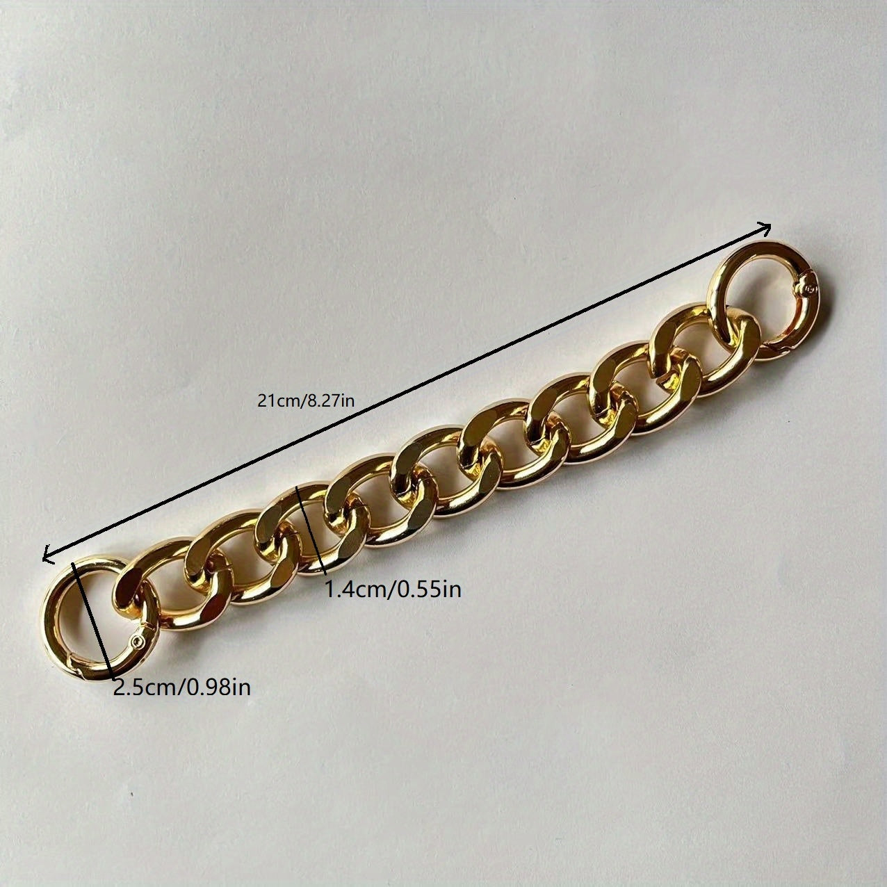 Metal Purse Chain Strap Extender Shoulder Bag Chain Accessories
