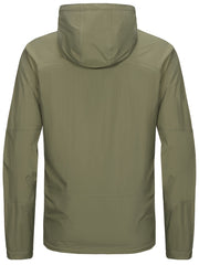 Men's Lightweight Hooded Waterproof Jacket for Outdoor Activities