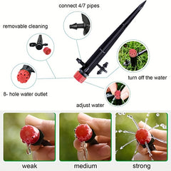 20pcs 360 Adjustable Micro Sprinkler Drippers for Garden Lawn
