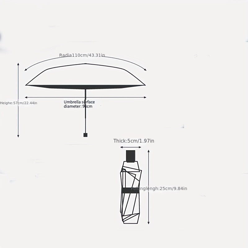 Water Blooming Umbrella Vinyl Sunscreen Umbrella