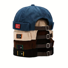 Rolled Cuff Hip Hop Beanie Hat for Men