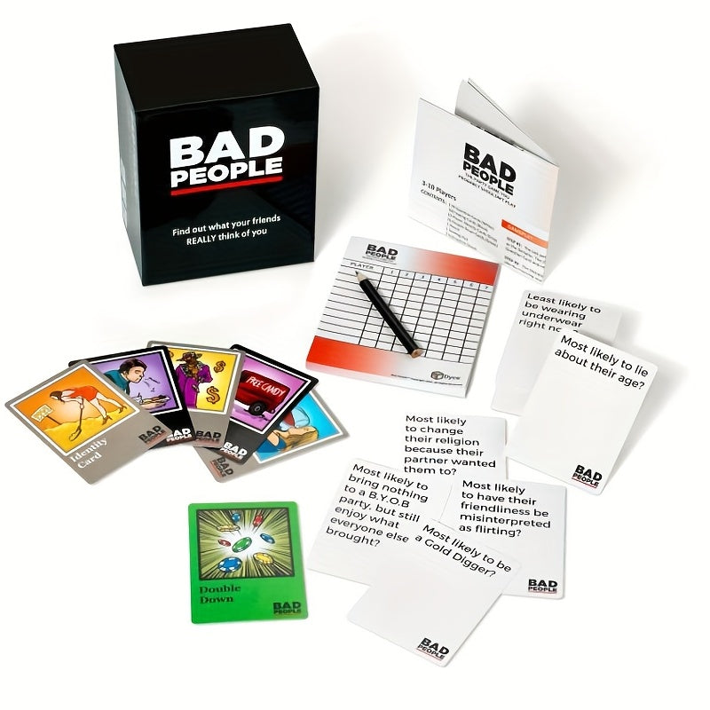 Drunk BAD People Basic Party Games Card For Men WomenHalloween