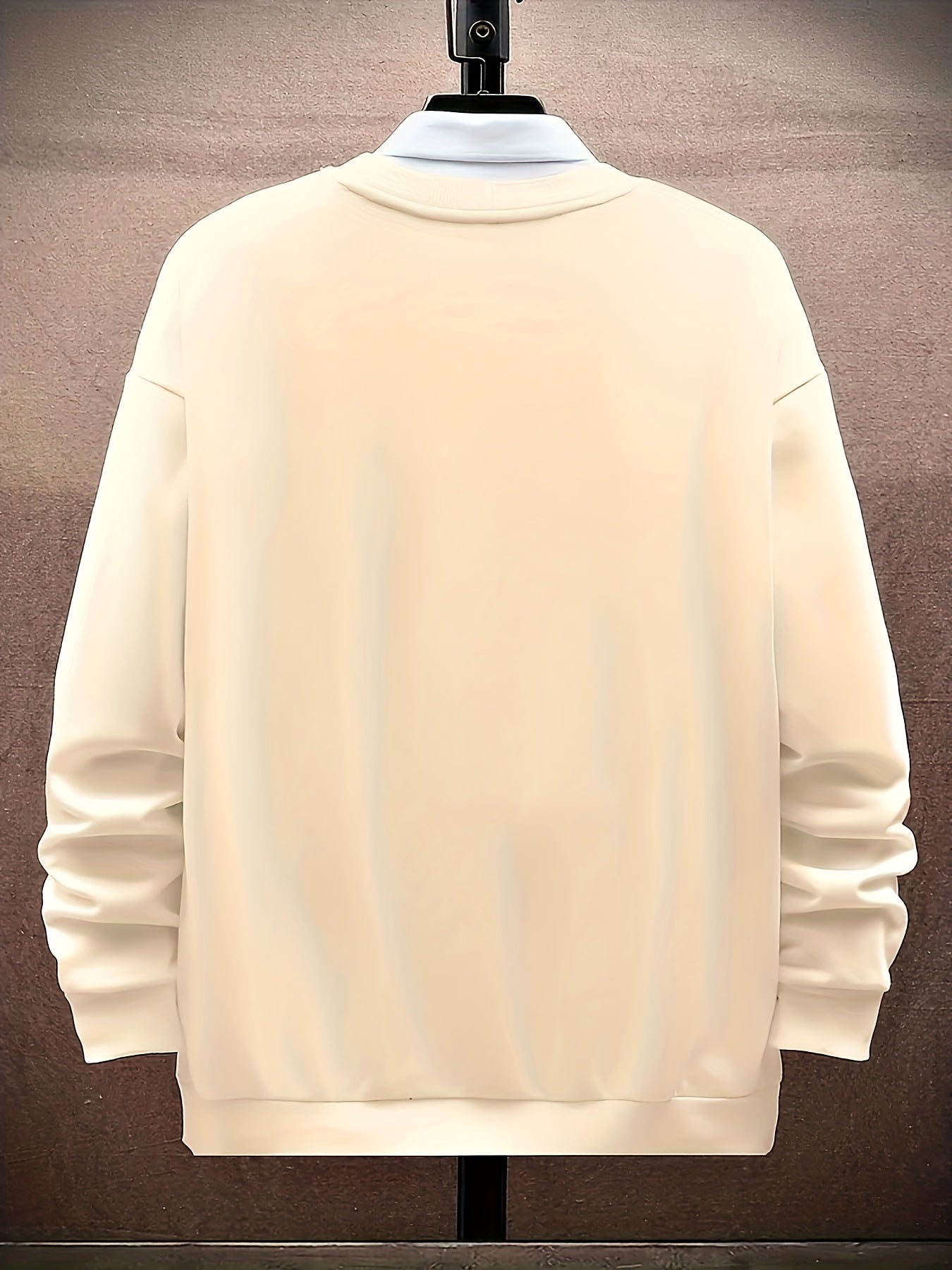 Duck Print Men's Comfy Sweatshirt Long Sleeve Top