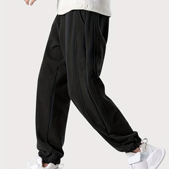 Men's Loose Fit Casual Pants Tapered Joggers Sweatpants