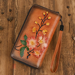 Vintage Leather Handbag Top Cowhide Retro Style Large Capacity Phone Bag Card Sl