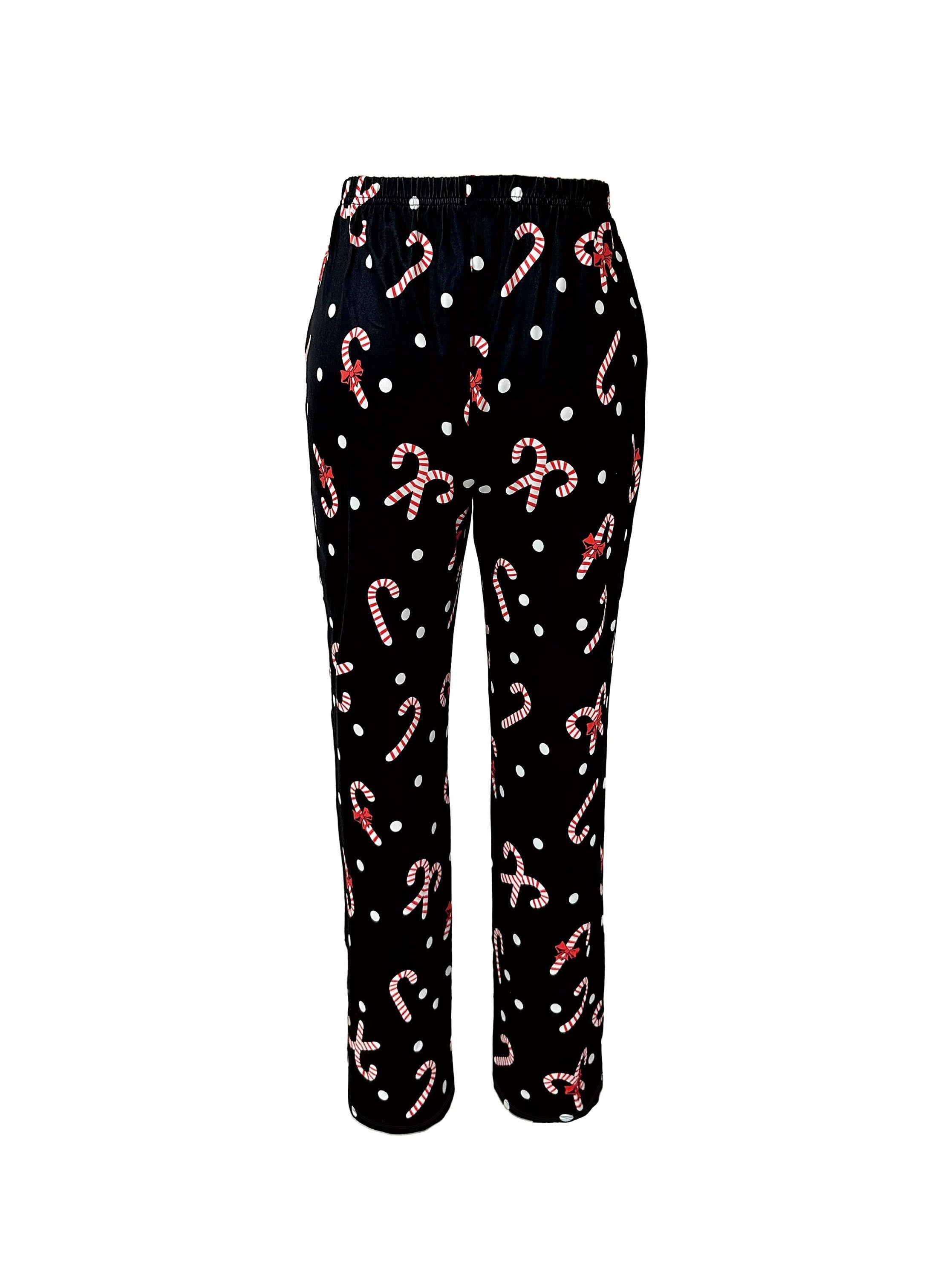 Christmas Lounge Set Long Sleeve Top & Pants Women's Loungewear