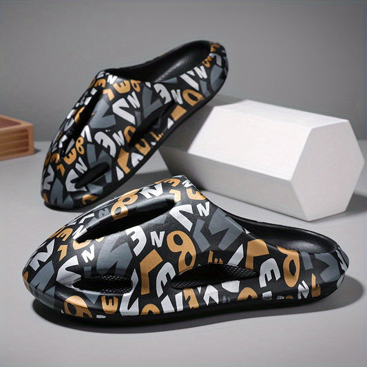 Men's/Women's Clogs Garden Shoes Lightweight Sandals Letter Print