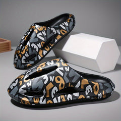 Men's/Women's Clogs Garden Shoes Lightweight Sandals Letter Print